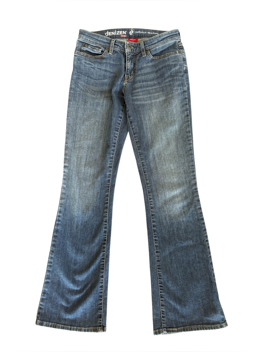 Denizen Levi’s Totally Shaping Bootcut Blue Jeans Back Flap Pockets Y2K Size 4
